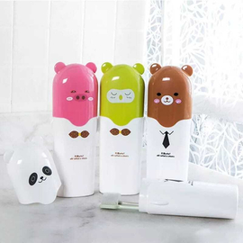 Cute Cartoon Toothbrushes Holder, 3 image