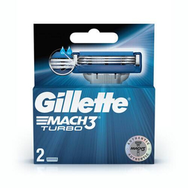 Gillette Mach3 Turbo Manual Shaving Razor Blades - 2s Pack (Cartridge)