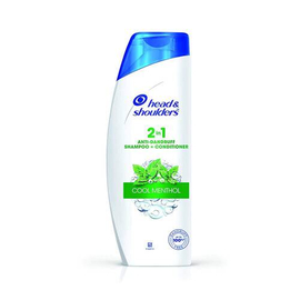 Head & Shoulders 2-in-1 Cool Menthol Anti Dandruff Shampoo + Conditioner for Women & Men, 340ML