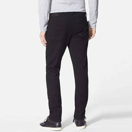 NZ-13016 Slim-fit Stretchable Denim Jeans Pant For Men - Deep Black, 2 image