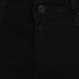 NZ-13037 Slim-fit Stretchable Denim Jeans Pant For Men - Deep Black, 4 image