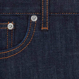 NZ-13008 Slim-fit Stretchable Denim Jeans Pant For Men - Deep Black, 3 image
