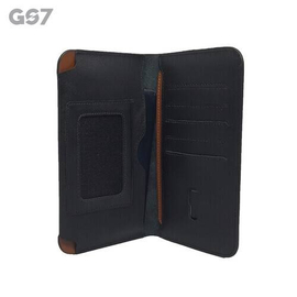 GS7 Leather Long Wallet-Black, 3 image