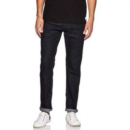 NZ-13049 Slim-fit Stretchable Denim Jeans Pant For Men - Dark Blue