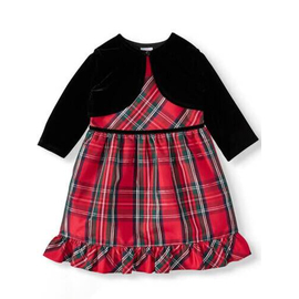 Beautiful Black and Red Baby Frock, Baby Dress Size: 0-3 years