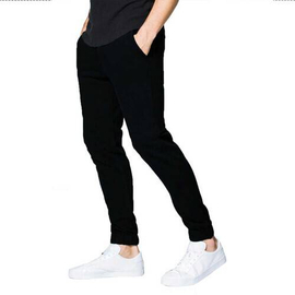 NZ-13025 Slim-fit Stretchable Denim Jeans Pant For Men - Deep Black, 2 image