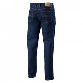 NZ-13006 Slim-fit Stretchable Denim Jeans Pant For Men - Dark Blue, 2 image