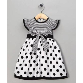 Stylish Frock Dress With Hairband, Baby Dress Size: 0-3 years