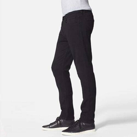 NZ-13016 Slim-fit Stretchable Denim Jeans Pant For Men - Deep Black, 3 image