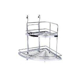 Double Corner Basket Chrome