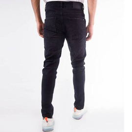 NZ-13010 Slim-fit Stretchable Denim Jeans Pant For Men - Light Blue, 2 image