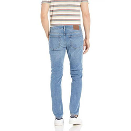 NZ-13081S lim-fit Stretchable Denim Jeans Pant For Men - Light Blue, 2 image