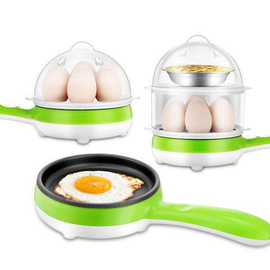 Multi Function 2 in 1 Electric Egg Boiler Steamer