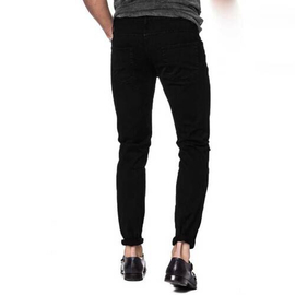 NZ-13014 Slim-fit Stretchable Denim Jeans Pant For Men - Dark Blue, 2 image