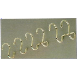 Double S hook Chrome