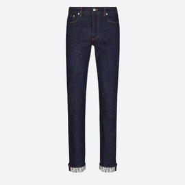 NZ-13007 Slim-fit Stretchable Denim Jeans Pant For Men - Dark Blue