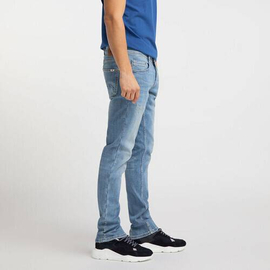 NZ-13093 Slim-fit Stretchable Denim Jeans Pant For Men - Light Blue, 2 image