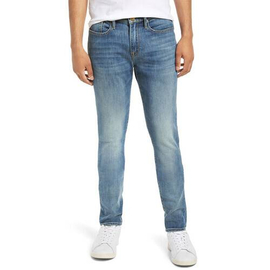 NZ-13092 Slim-fit Stretchable Denim Jeans Pant For Men - Light Blue