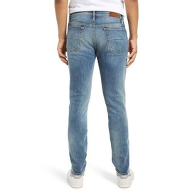 NZ-13092 Slim-fit Stretchable Denim Jeans Pant For Men - Light Blue, 3 image
