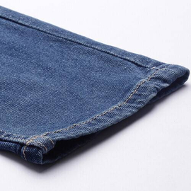 NZ-13095 Slim-fit Stretchable Denim Jeans Pant For Men - Deep Blue, 6 image