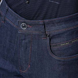 NZ-13087 Slim-fit Stretchable Denim Jeans Pant For Men - Dark Blue, 6 image