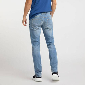 NZ-13093 Slim-fit Stretchable Denim Jeans Pant For Men - Light Blue, 3 image