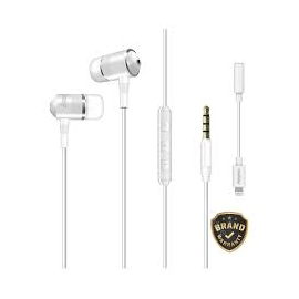 Energizer UIL35WH Earphones with Lightning Audio Converter