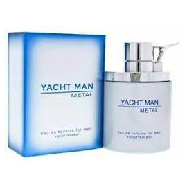 Yacht Man Metal Eau de Toilette 100ml Perfume for Men