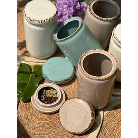 Multicolor Ceramic Spice Jar