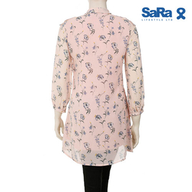 SaRa Ladies Fashion Tops (WFT41FA-Pink Printed), 2 image