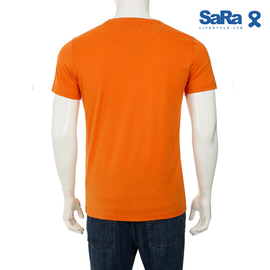 SaRa Men T-Shirt (MTS261YFH-Orange), 3 image
