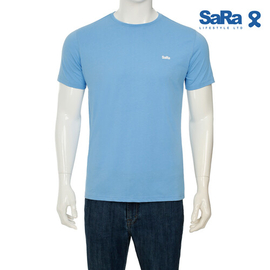 SaRa Men T-Shirt (MTS261YFK-Sky blue)