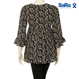 SaRa Ladies Fashion Tops (SRK33-Black), 3 image