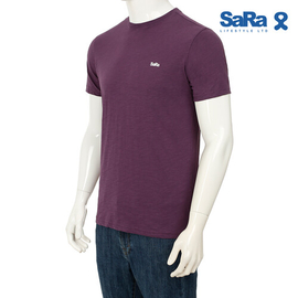 SaRa Men T-Shirt (MTS261YFA-Violet), 3 image
