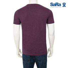 SaRa Men T-Shirt (MTS261YFA-Violet), 2 image