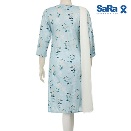 SaRa Ladies Ethnic 3 pcs (SSIND13A-Sky blue), 2 image