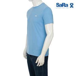 SaRa Men T-Shirt (MTS261YFK-Sky blue), 2 image