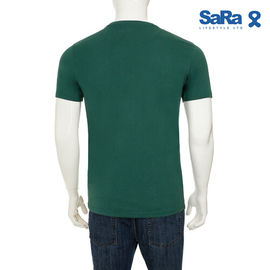 SaRa Men T-Shirt (MTS261YFJ-Green), 3 image