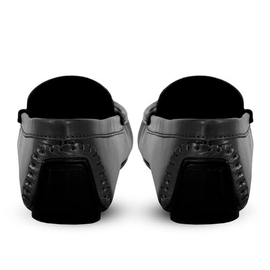 Black Laser Cut Driving Loafer Men's SB-S144, Size: 38, 3 image