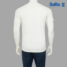 SaRa Mens T-Shirt (MTS321YF-White), 2 image