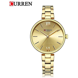 CURREN 9017 Stainless Steel Analog Watch For Women, 2 image
