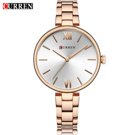 CURREN 9017 Stainless Steel Analog Watch For Women
