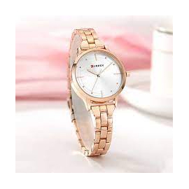 CURREN 9019 Stainless Steel Analog Watch For Women