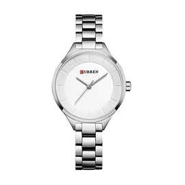 CURREN 9015 Stainless Steel Analog Watch For Women, 3 image