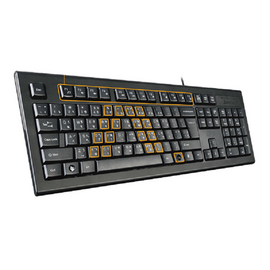 A4 TECH KRS-85 USB FN MULTIMEDIA KEYBOARD COMFORT ROUNDEDGE KEYCAPS WITH BANGLA LAYOUT