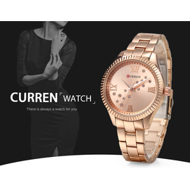 CURREN 9009 Fashion Women Rhinestone Quartz Watch Waterproof Wrist Watch, 3 image