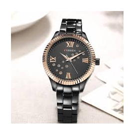 CURREN 9009 Fashion Women Rhinestone Quartz Watch Waterproof Wrist Watch, 4 image