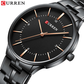 CURREN 8321 Mens Watches Fashion Full Steel Men Watch Waterproof Wrist Watches Quartz Watch For Men, 2 image