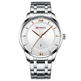 CURREN 8356 Luxury Business Quartz Watches Mens Clock Stainless Steel Band Fashion Wrist Watches Men Designers Watch, 4 image
