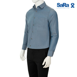 SaRa Mens Formal Shirt (MFS12FCO-Dk. Green), 2 image